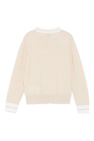 maglione in cotone beige FAY KIDS | FX9P30Z2362113AV